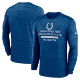 Indianapolis Colts Sideline Velocity Performance Long Sleeve T-Shirt - Royal cheap