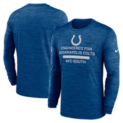 Indianapolis Colts Sideline Velocity Performance Long Sleeve T-Shirt - Royal cheap