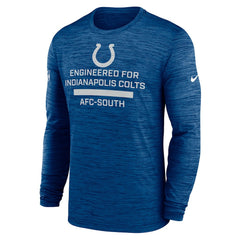 Indianapolis Colts Sideline Velocity Performance Long Sleeve T-Shirt - Royal cheap