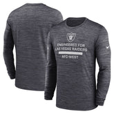 Las Vegas Raiders Sideline Velocity Performance Long Sleeve T-Shirt - Black outlet