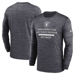 Las Vegas Raiders Sideline Velocity Performance Long Sleeve T-Shirt - Black outlet