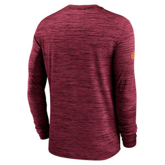 Washington Commanders Sideline Velocity Performance Long Sleeve T-Shirt - Burgundy discount