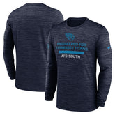 Tennessee Titans Sideline Velocity Performance Long Sleeve T-Shirt - Navy outlet