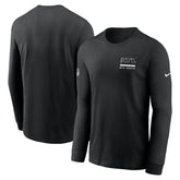 Atlanta Falcons Sideline Dri-FIT Long Sleeve T-Shirt - Black cheap