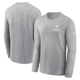 Arizona Cardinals Sideline Dri-FIT Long Sleeve T-Shirt - Heather Gray for sale