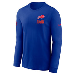 Buffalo Bills Sideline Dri-FIT Long Sleeve T-Shirt - Royal for sale