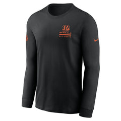 Cincinnati Bengals Sideline Dri-FIT Long Sleeve T-Shirt - Black online