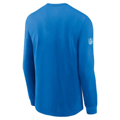 Detroit Lions Sideline Dri-FIT Long Sleeve T-Shirt - Blue cheap