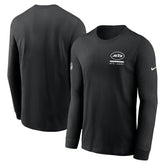 New York Jets Sideline Dri-FIT Long Sleeve T-Shirt - Black sale