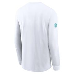 Miami Dolphins Sideline Dri-FIT Long Sleeve T-Shirt - White online