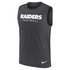Las Vegas Raiders Primetime Legend Dri-FIT Muscle Tank Top - Charcoal discount