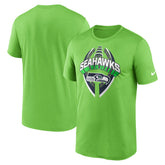 Seattle Seahawks Legend Icon Performance T-Shirt - Neon Green on sale