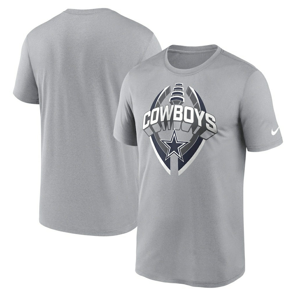Dallas Cowboys Legend Icon Performance T-Shirt - Silver on sale