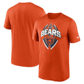 Chicago Bears Legend Icon Performance T-Shirt - Orange on sale