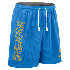 Los Angeles Chargers Sideline Reversible Dri-FIT Shorts - Powder Blue on sale