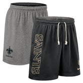 New Orleans Saints Sideline Reversible Dri-FIT Shorts - Black outlet