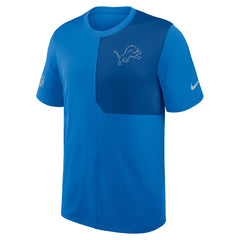 Detroit Lions Sideline UV Dri-Fit Coach Shirt - Blue for sale