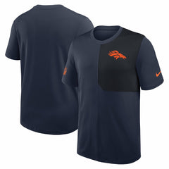 Denver Broncos Sideline UV Dri-Fit Coach Shirt - Navy cheap