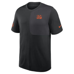 Cincinnati Bengals Sideline UV Dri-Fit Coach Shirt - Black sale