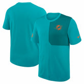 Miami Dolphins Sideline UV Dri-Fit Coach Shirt - Aqua outlet