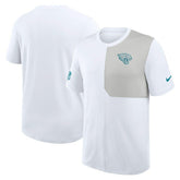 Jacksonville Jaguars Sideline UV Dri-Fit Coach Shirt - White on sale