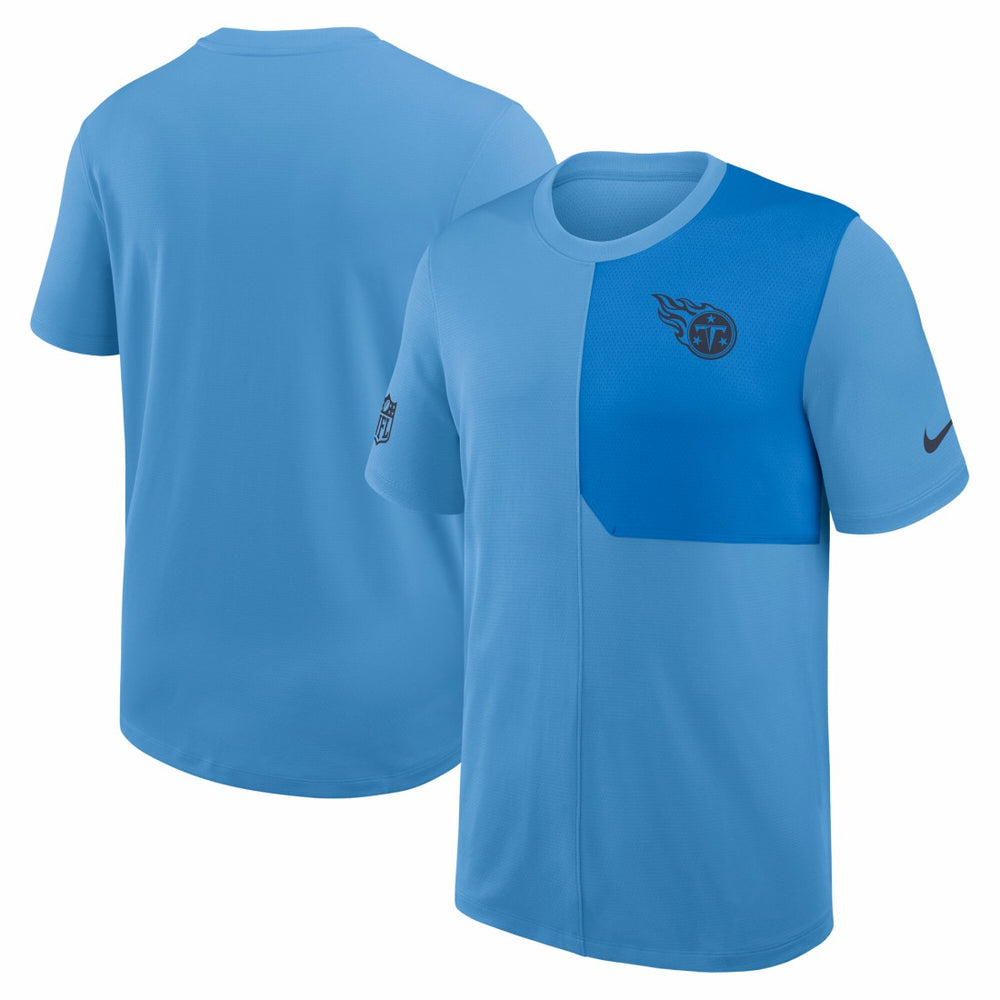 Tennessee Titans Sideline UV Dri-Fit Coach Shirt - Light Blue sale