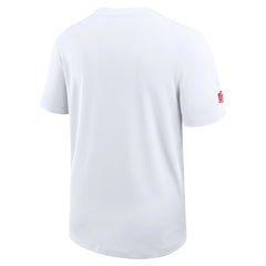 Kansas City Chiefs Sideline UV Dri-Fit Coach Shirt - White on sale