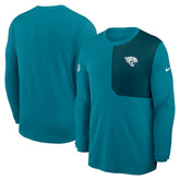 Jacksonville Jaguars Sideline Coach UV Dri-FIT Long Sleeve Shirt - Teal cheap