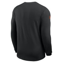 Cincinnati Bengals Sideline Coach UV Dri-FIT Long Sleeve Shirt - Black sale