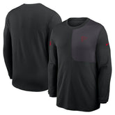 Atlanta Falcons Sideline Coach UV Dri-FIT Long Sleeve Shirt - Black on sale