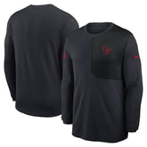 Houston Texans Sideline Coach UV Dri-FIT Long Sleeve Shirt - Navy sale