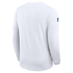 Indianapolis Colts Sideline Coach UV Dri-FIT Long Sleeve Shirt - White outlet