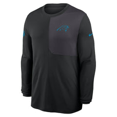 Carolina Panthers Sideline Coach UV Dri-FIT Long Sleeve Shirt - Black online