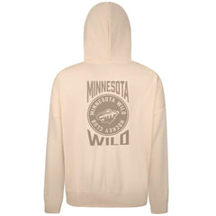 Minnesota Wild Levelwear Contact Stamp Pullover Hoodie - Cream Hoodies