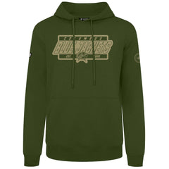 Columbus Blue Jackets Levelwear Podium Pullover Hoodie - Olive Hoodies