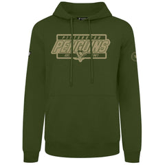 Pittsburgh Penguins Levelwear Podium Pullover Hoodie - Olive Hoodies