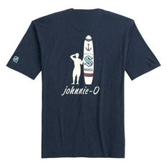 Seattle Kraken johnnie-O Heathered Spencer T-Shirt - Navy T-shirts