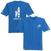 Tampa Bay Lightning johnnie-O Heathered Spencer T-Shirt - Blue T-shirts