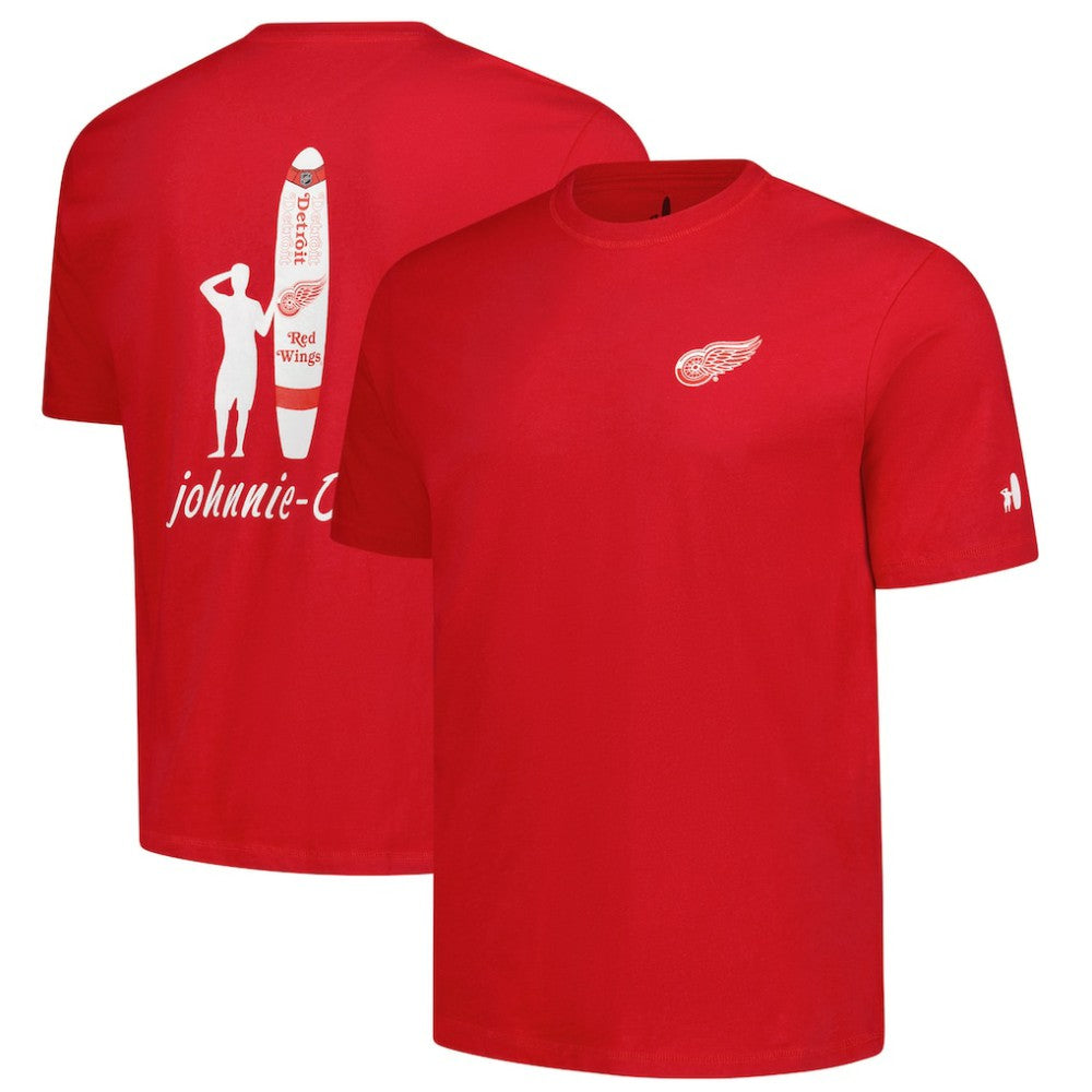 Detroit Red Wings johnnie-O Heathered Spencer T-Shirt - Red T-shirts