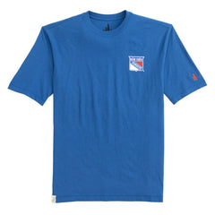 New York Rangers johnnie-O Heathered Spencer T-Shirt - Blue T-shirts
