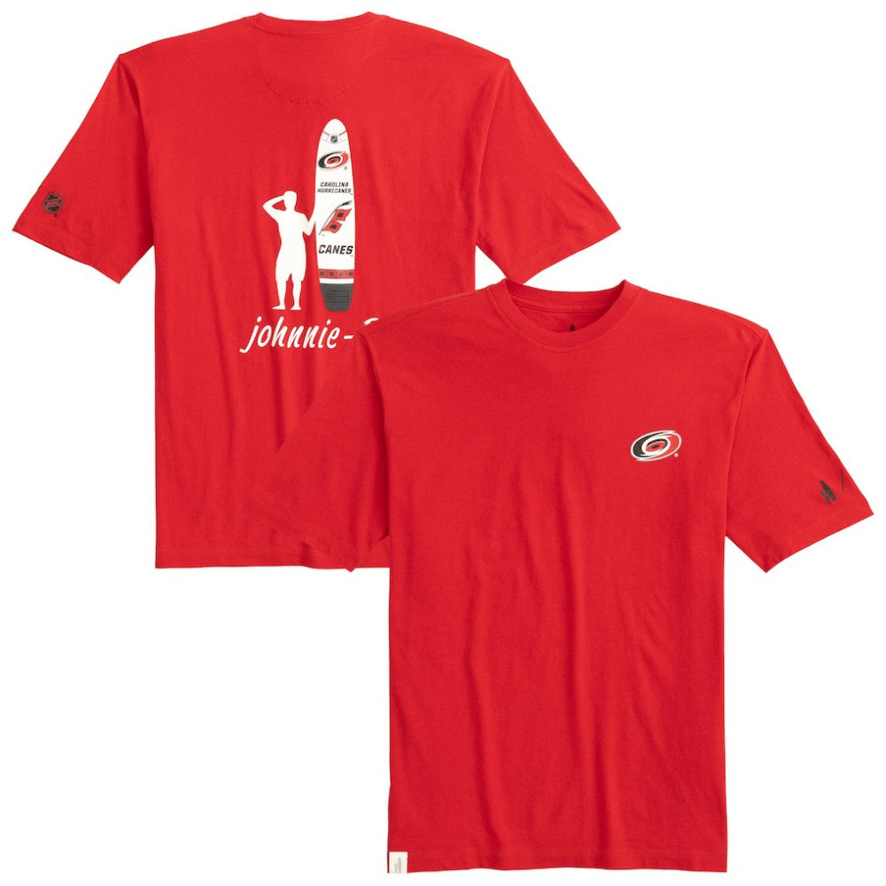 Carolina Hurricanes johnnie-O Heathered Spencer T-Shirt - Red T-shirts
