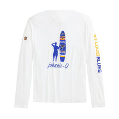 St. Louis Blues johnnie-O Adam Long Sleeve T-Shirt - White T-shirts