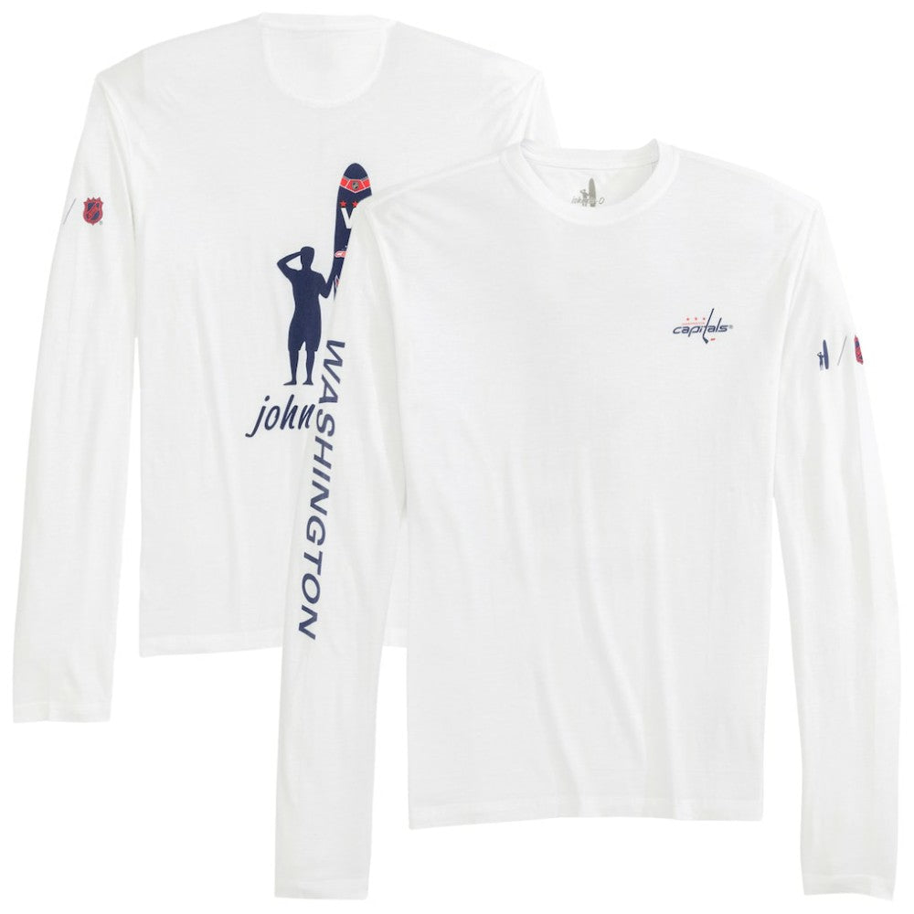 Washington Capitals johnnie-O Adam Long Sleeve T-Shirt - White T-shirts