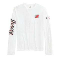 New Jersey Devils johnnie-O Adam Long Sleeve T-Shirt - White T-shirts