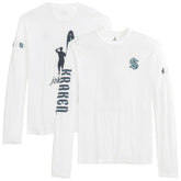 Seattle Kraken johnnie-O Adam Long Sleeve T-Shirt - White T-shirts