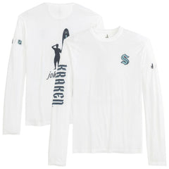 Seattle Kraken johnnie-O Adam Long Sleeve T-Shirt - White T-shirts