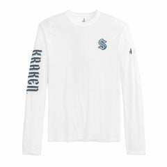 Seattle Kraken johnnie-O Adam Long Sleeve T-Shirt - White T-shirts