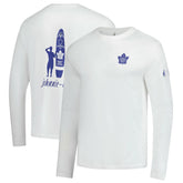 Toronto Maple Leafs johnnie-O Adam Long Sleeve T-Shirt - White T-shirts