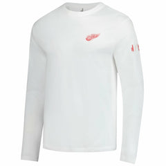 Detroit Red Wings johnnie-O Adam Long Sleeve T-Shirt - White T-shirts