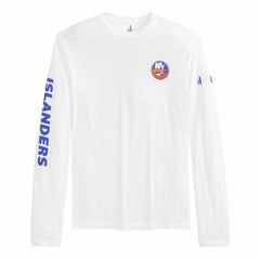 New York Islanders johnnie-O Adam Long Sleeve T-Shirt - White T-shirts
